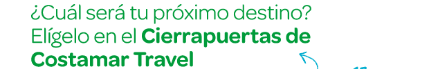 ¿Cuál será tu próximo destino?