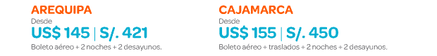 Arequipa | Cajamarca